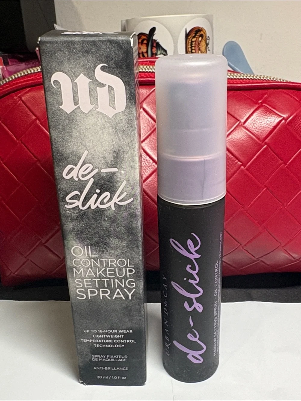 Urban Decay De-Slick Oil Control Makeup Setting Spray - Black & Lavender